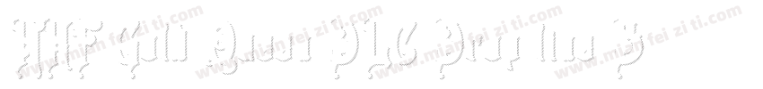 HKF Gold Queen DLC Drop line BW字体转换